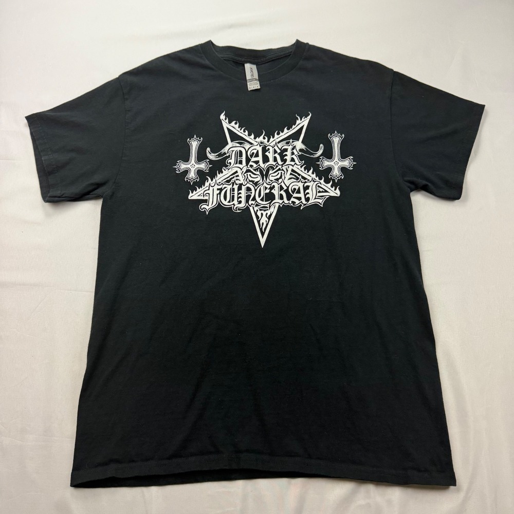 Dark Funeral T-Shirt Mens Medium Black 2022 North American Apocalypse Tour Graph